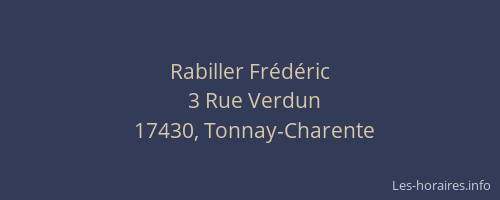 Rabiller Fr&eacute;d&eacute;ric