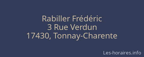 Rabiller Frédéric
