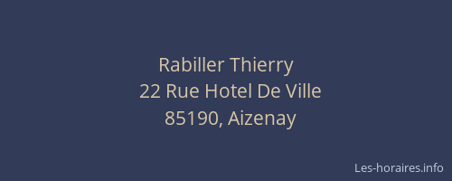 Rabiller Thierry