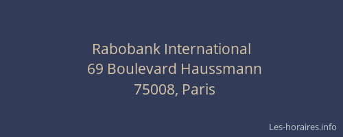 Rabobank International