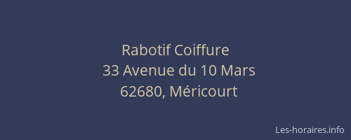 Rabotif Coiffure