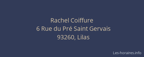 Rachel Coiffure