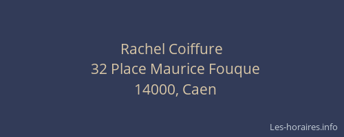 Rachel Coiffure