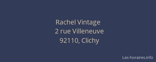 Rachel Vintage