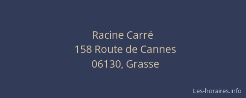 Racine Carré