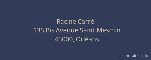 Racine Carré