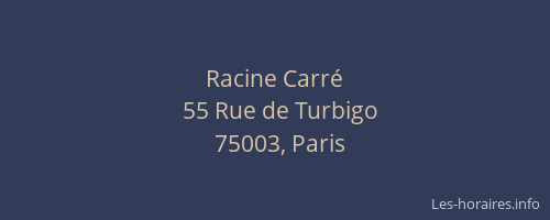 Racine Carré