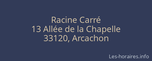 Racine Carré