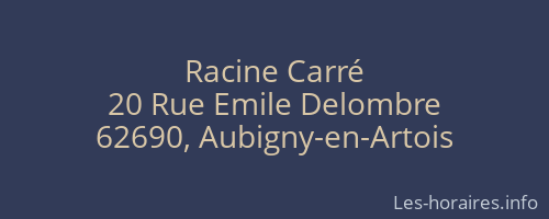 Racine Carré