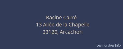Racine Carr&eacute;