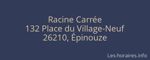 Racine Carrée