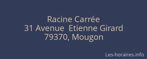 Racine Carrée