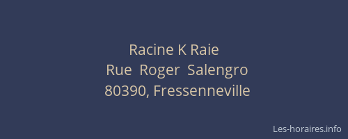 Racine K Raie