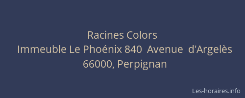 Racines Colors