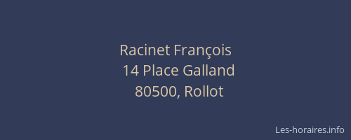 Racinet François
