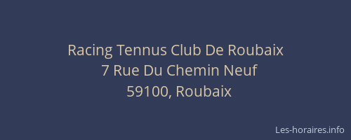 Racing Tennus Club De Roubaix