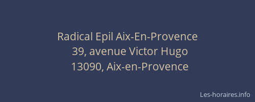 Radical Epil Aix-En-Provence