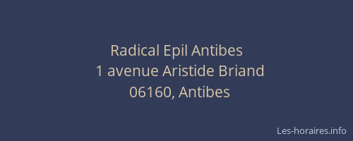 Radical Epil Antibes