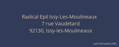 Radical Epil Issy-Les-Moulineaux