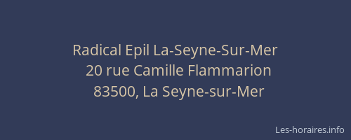 Radical Epil La-Seyne-Sur-Mer