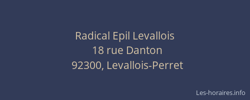 Radical Epil Levallois