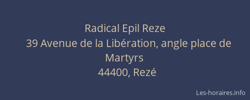 Radical Epil Reze