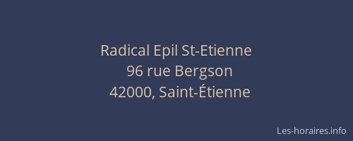 Radical Epil St-Etienne