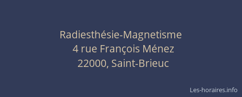 Radiesthésie-Magnetisme