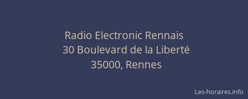Radio Electronic Rennais