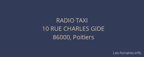 RADIO TAXI