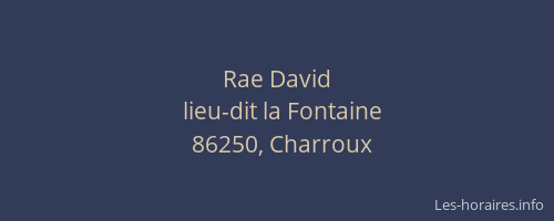 Rae David