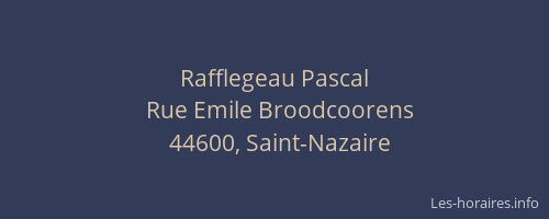 Rafflegeau Pascal