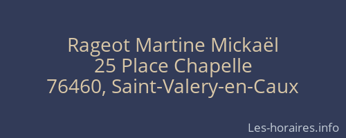Rageot Martine Mickaël