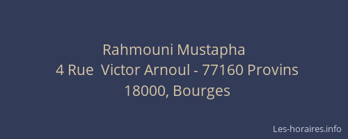 Rahmouni Mustapha
