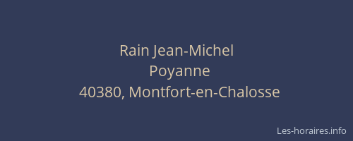 Rain Jean-Michel
