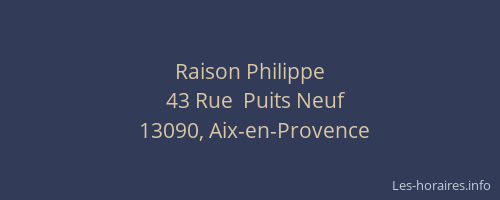 Raison Philippe