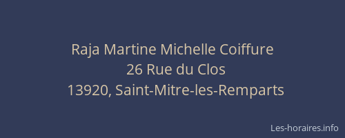 Raja Martine Michelle Coiffure