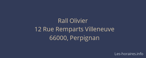 Rall Olivier