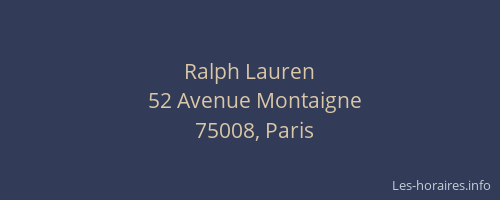 Ralph Lauren