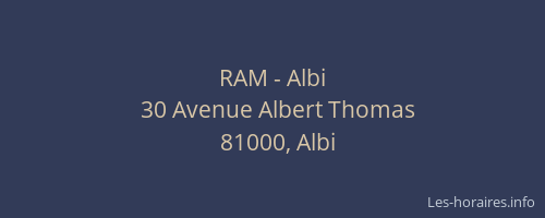 RAM - Albi