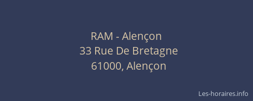 RAM - Alençon