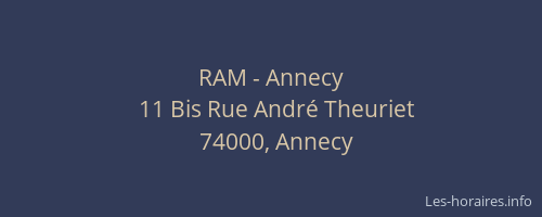 RAM - Annecy