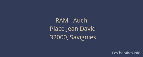 RAM - Auch
