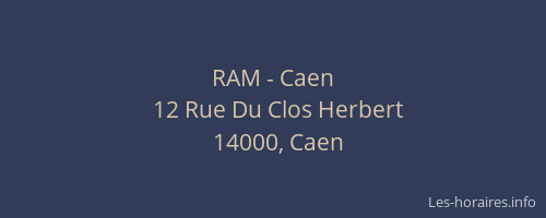 RAM - Caen