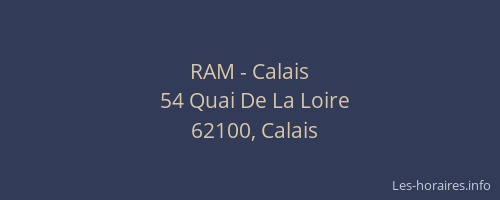 RAM - Calais