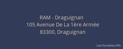 RAM - Draguignan