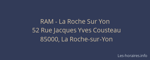 RAM - La Roche Sur Yon