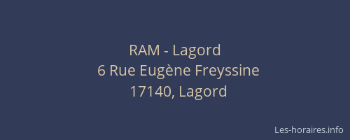 RAM - Lagord