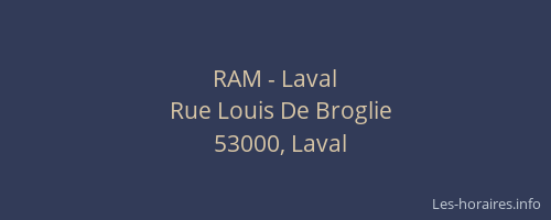 RAM - Laval