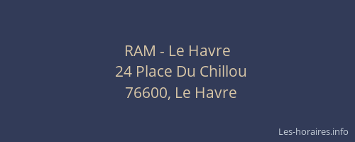 RAM - Le Havre